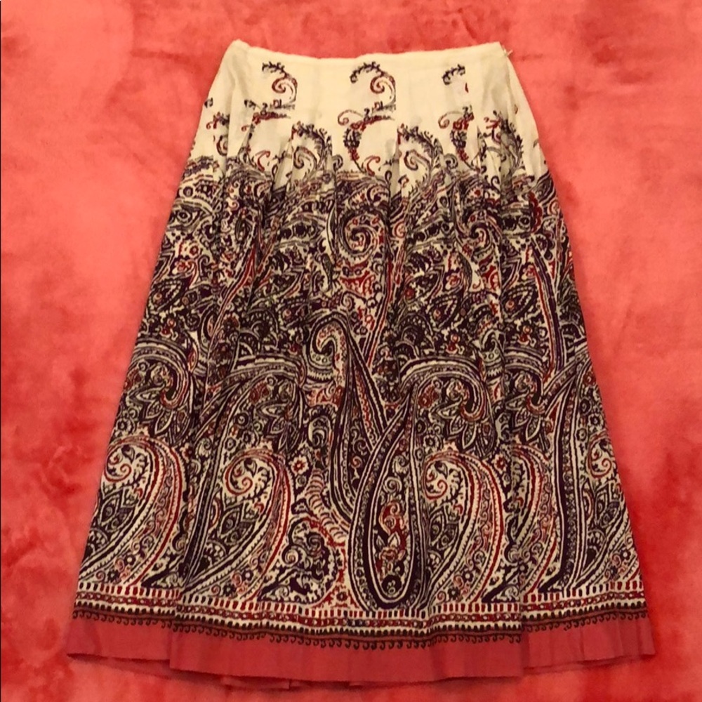 Talbots Fall Flowing Skirt